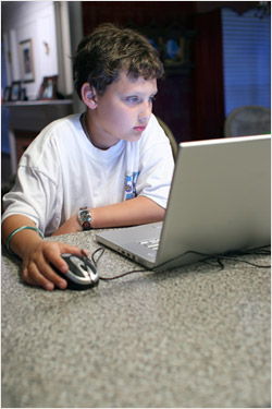 boy laptop